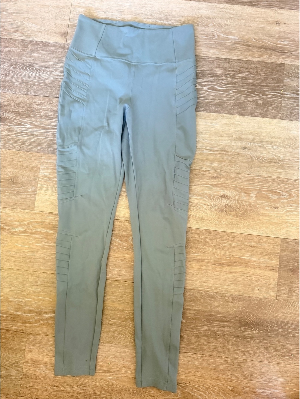 Athleta Elation Moto Tight Sage Leggings